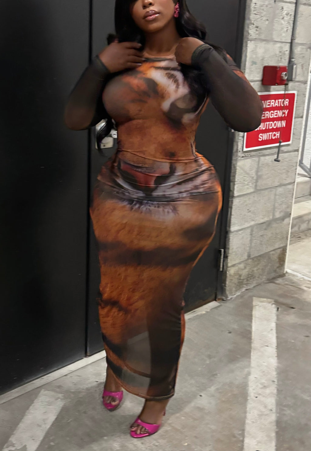 Tiggy Mesh Dress